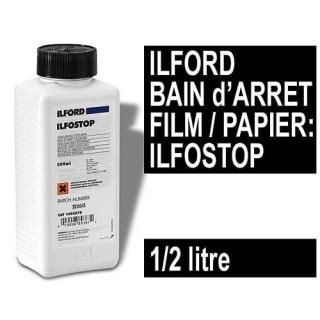 ILFORD ILFOSTOP 500CC BAIN D'ARRET FILM-PAPIER