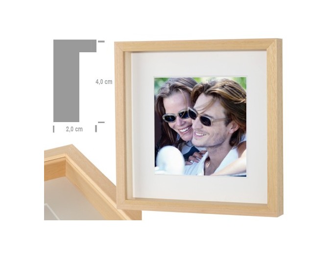 AED cadre bois GLASS BOX