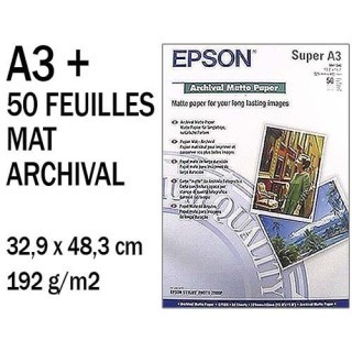 EPSON PAPIER MAT ARCHIVAL A3  192g 50F