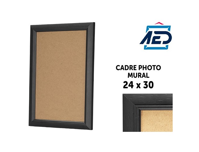 AED cadre bois laqué