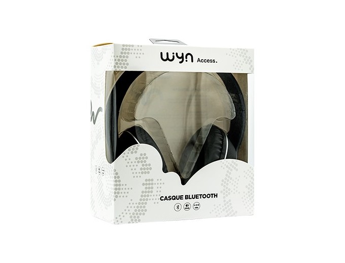 CASQUE AUDIO SANS FIL BLUETOOTH NOIR (1)