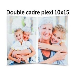 DEKNUDT DOUBLE CADRE PLEXI 10X15 VERTICAL