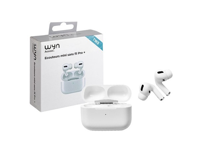 ECOUTEURS MINI PRO  SS FIL BLUETOOTH STEREO BLANCS