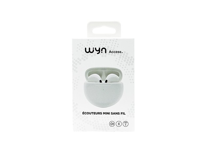 ECOUTEUR SANS FIL BLUETOOTH STEREO BLANC