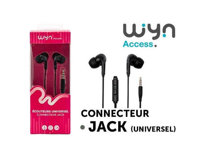 ECOUTEURS POWER BASS   KIT MAIN LIBRE NOIR  (1)