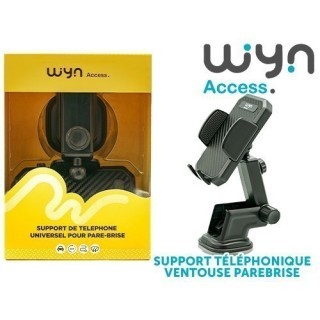 SUPPORT TELEPH AVEC VENTOUSE PAREBRISE VOITURE(1)