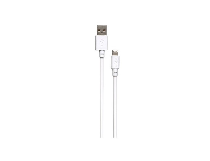 CABLE DATA IPHONE 5 6 7 BLANC 12M      24A   (1)