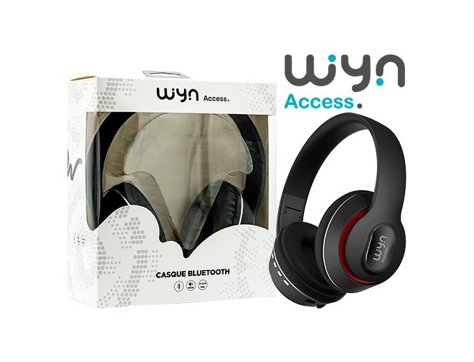 CASQUE AUDIO SANS FIL BLUETOOTH NOIR (1)