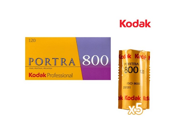 KODAK PORTRA 800  120   5-Pack