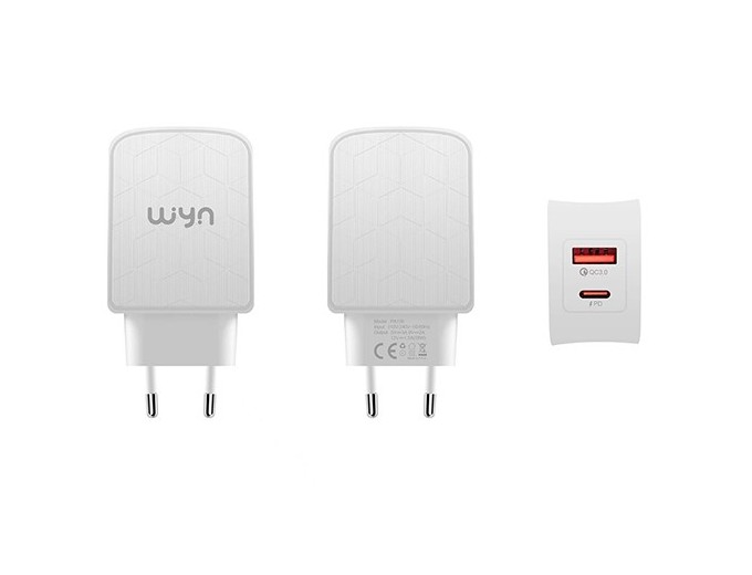 CHARGEUR SECTEUR FAST USB(18W) ET USB-C (20W) (1)