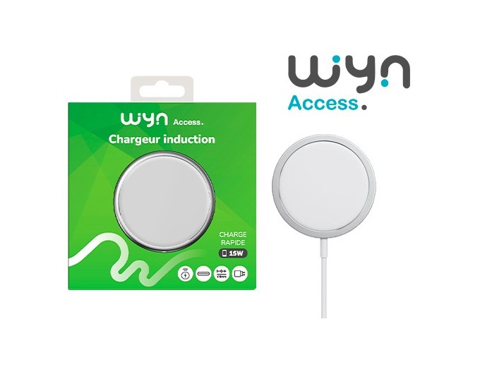 * CHARGEUR INDUCTION WHITE  15W    (1)