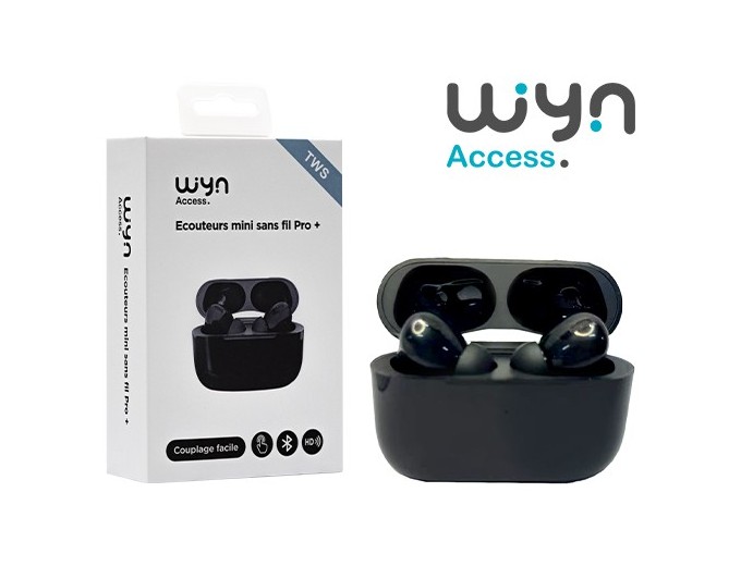 * ECOUTEURS MINI PRO  BLUETOOTH STEREO NOIRS