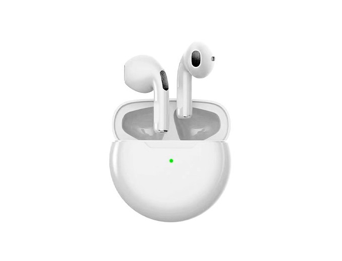 ECOUTEUR SANS FIL BLUETOOTH STEREO BLANC