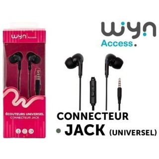 ECOUTEURS POWER BASS   KIT MAIN LIBRE NOIR  (1)