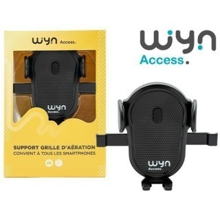 SUPPORT TELEPHONE SUR GRILLE AERATION VOITURE (1)