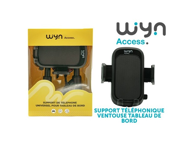 SUPPORT TELEPH VENTOUSE TABLEAU DE BORD VOITURE(1)