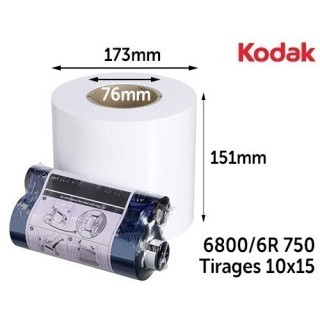 Kodak 6800 6R 750 tirages 10x15