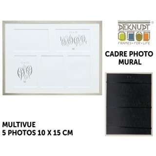 Deknudt cadre bois multivues 5 photos 10x15 S41J
