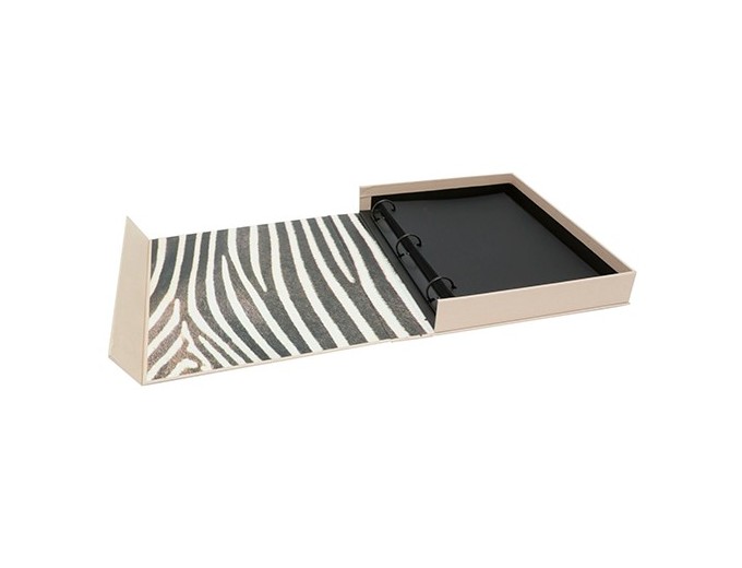 ALBUM BEIGE 60p TRAD 3 ANNEAUX EN BOITE p NOIRES