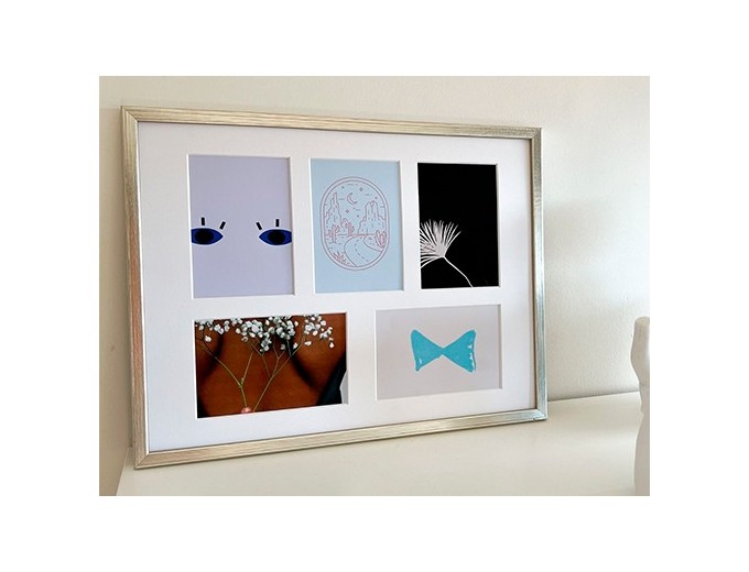 Deknudt cadre bois multivues 5 photos 10x15 S41J