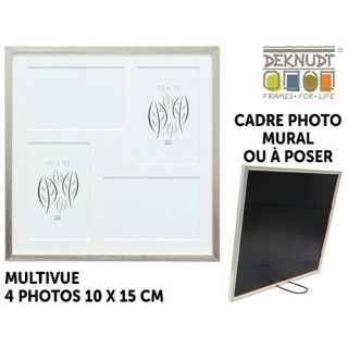 Deknudt cadre bois multivues 4 photos 10x15 S41J