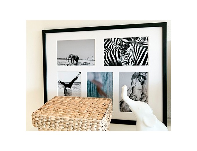 Deknudt cadre bois multivues 5 photos 10x15 S41J