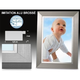 Deknudt cadre large avec biseau argenté S41ND