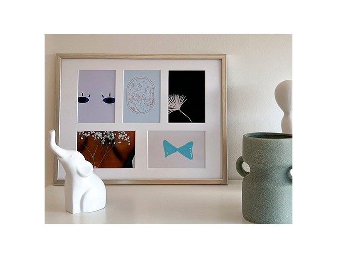 Deknudt cadre bois multivues 5 photos 10x15 S41J