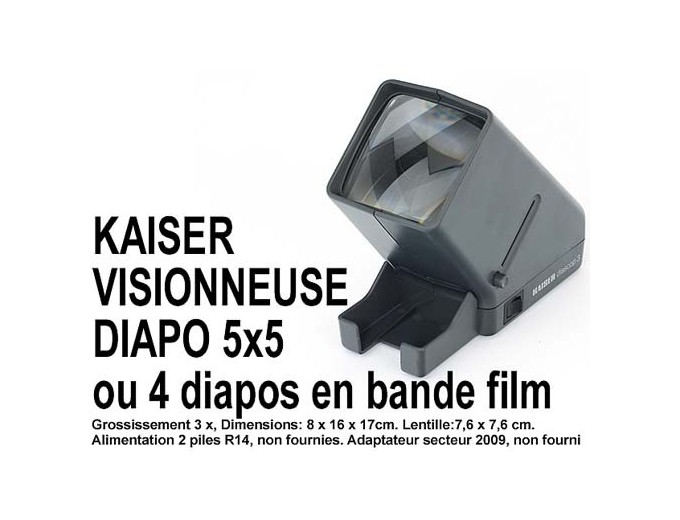 KAISER VISIONNEUSE 3, 3 FOIS   DIAPO BAC ET FILM