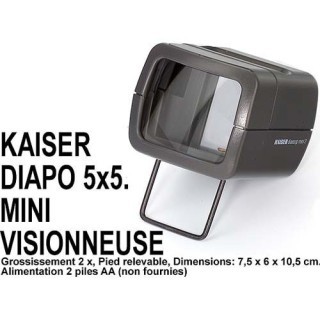 KAISER VISIONNEUSE MINI POUR DIAPO 5X5, 2 FOIS
