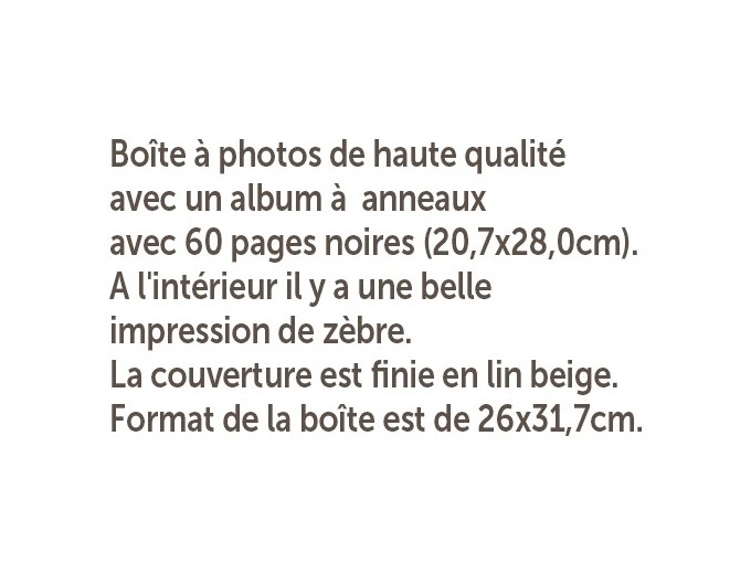 ALBUM BEIGE 60p TRAD 3 ANNEAUX EN BOITE p NOIRES