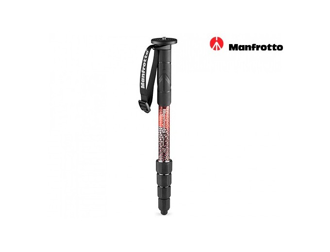 Manfrotto Monopode Element MII ALU Rouge 5 Section