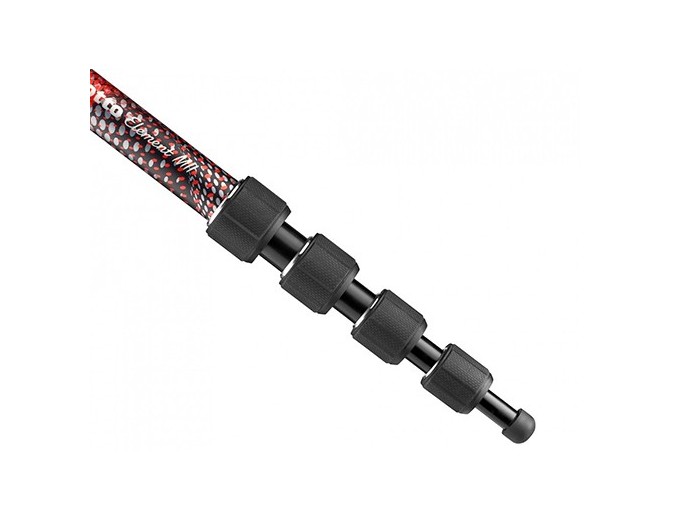 Manfrotto Monopode Element MII ALU Rouge 5 Section