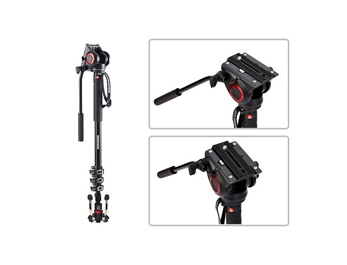 Manfrotto Monopode MVMXPRO500  tete video MVH500AH