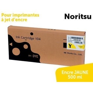 NORITSU Encre JAUNE  500ML green-D705-703-1005