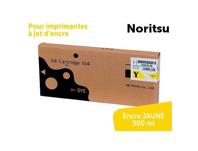NORITSU Encre JAUNE  500ML green-D705-703-1005