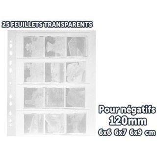 FEUILLET PAPIER CRISTAL PANODIA 120(par 25)