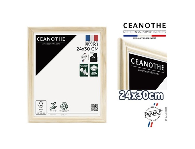 Ceanothe cadre bois circée