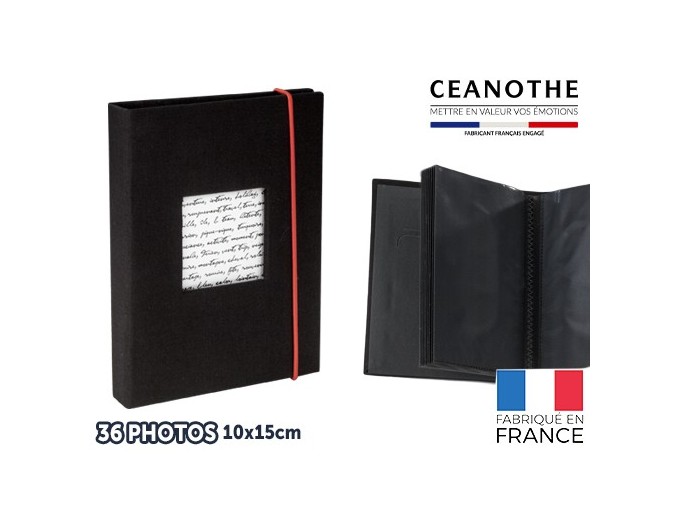 PANODIA LINEA MINI-ALBUM 10X15 NOIR 36PH