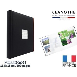 PANODIA LINEA ALBUM POCH200 PHOTOS 115X15 NOIR