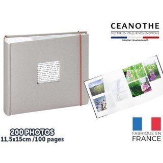 PANODIA LINEA ALBUM POCH200 PHOTOS 115X15 GRIS