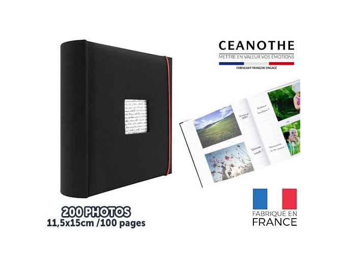 PANODIA LINEA ALBUM POCHE300 PHOTOS 115X15 NOIR