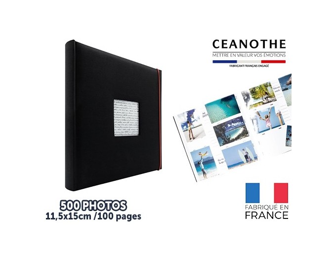 PANODIA LINEA ALBUM POCH500 PHOTOS 115X15 NOIR