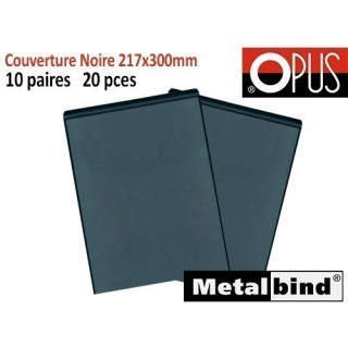 OPUS couverture noire 20x30  10 paires  20 pces