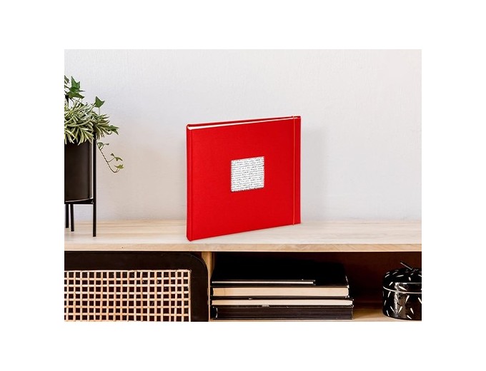 PANODIA LINEA ALBUM TRAD 30X30 60 PAGES ROUGE