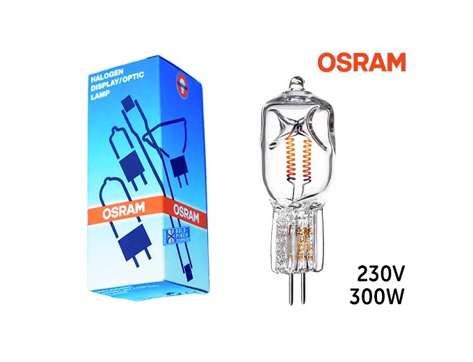 LAMPE OSRAM 64515 230V 300W  GX6,35