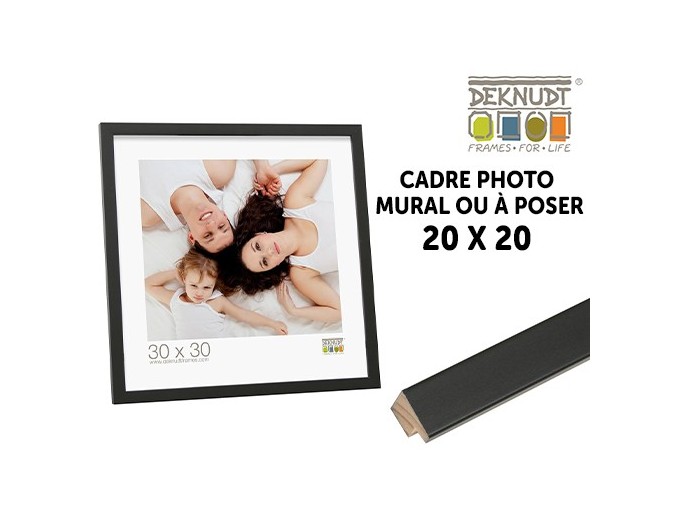 Deknudt cadre résine noir S41VH2