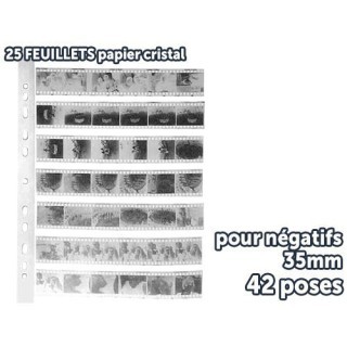 FEUILLET PAPIER CRISTAL PANODIA 135 (X25 FEUI)