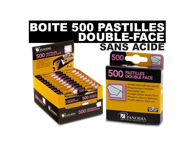 PANODIA DOUBLE FACE BOITE DE 500 PASTILLES