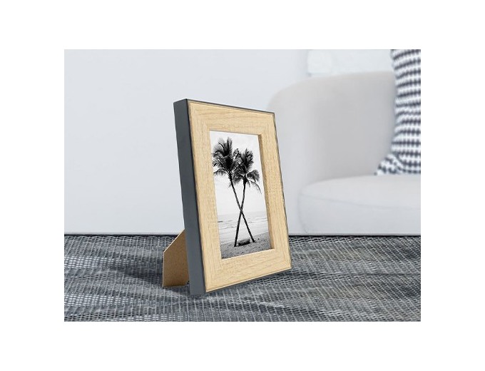 Ceanothe cadre bois NEWTON couleur bois liseret noir